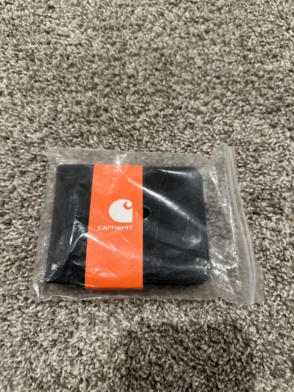Carhartt Black Casual Socks with Orange Logo Band